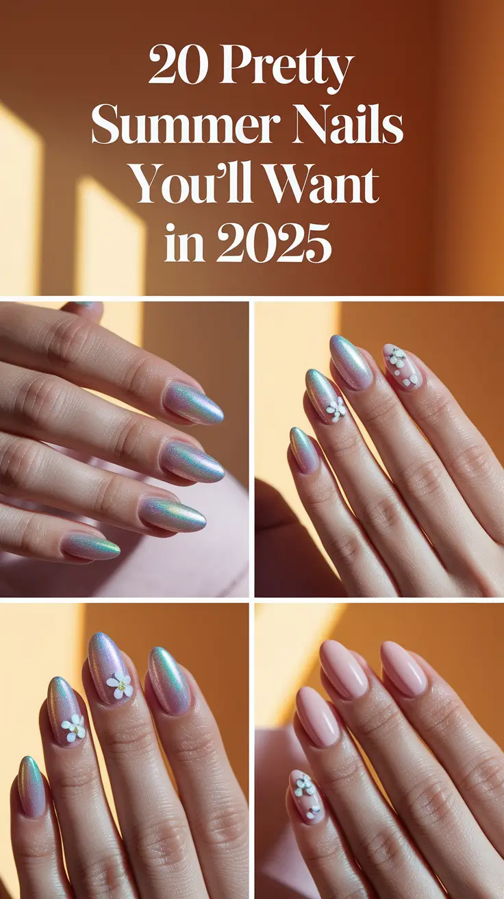Pretty Summer Nails You’ll Want in 2025: Fresh Designs for Almond and Square Styles