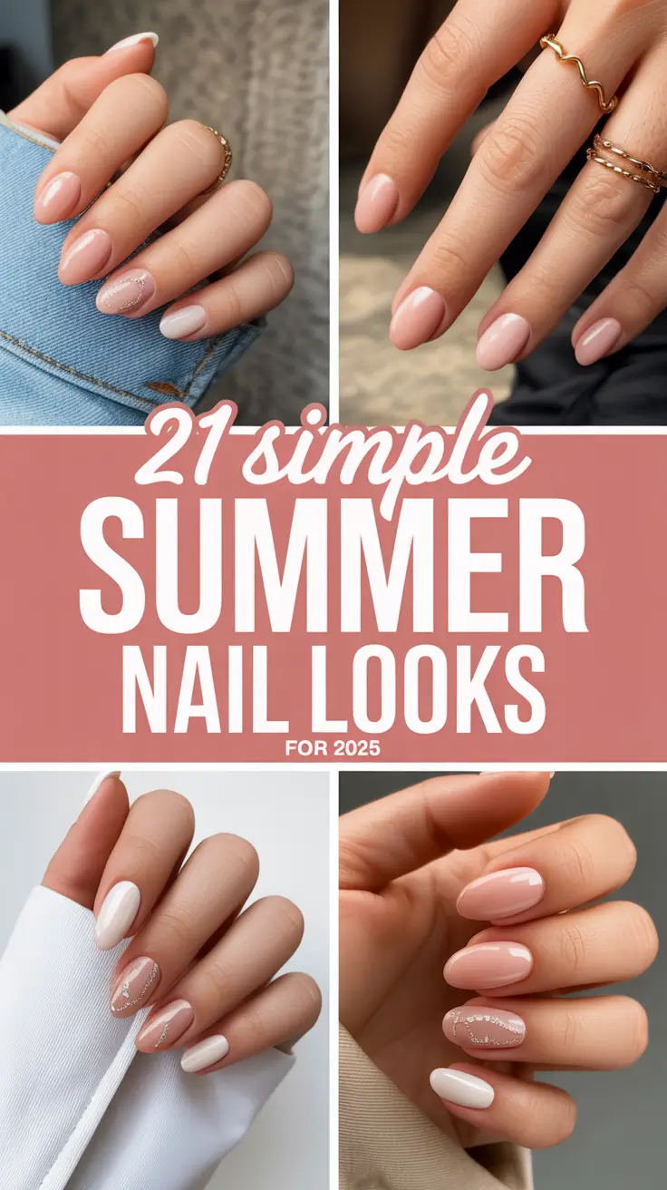 Simple Summer Nail Looks for 2025 That Are Fun, Bright, and Easy to Try
