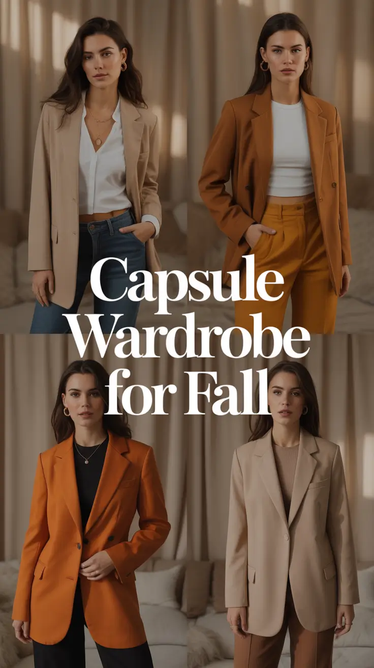 Capsule Wardrobe for Fall 2025: 20 Stylish Outfits to Inspire a Soft Autumn Reset