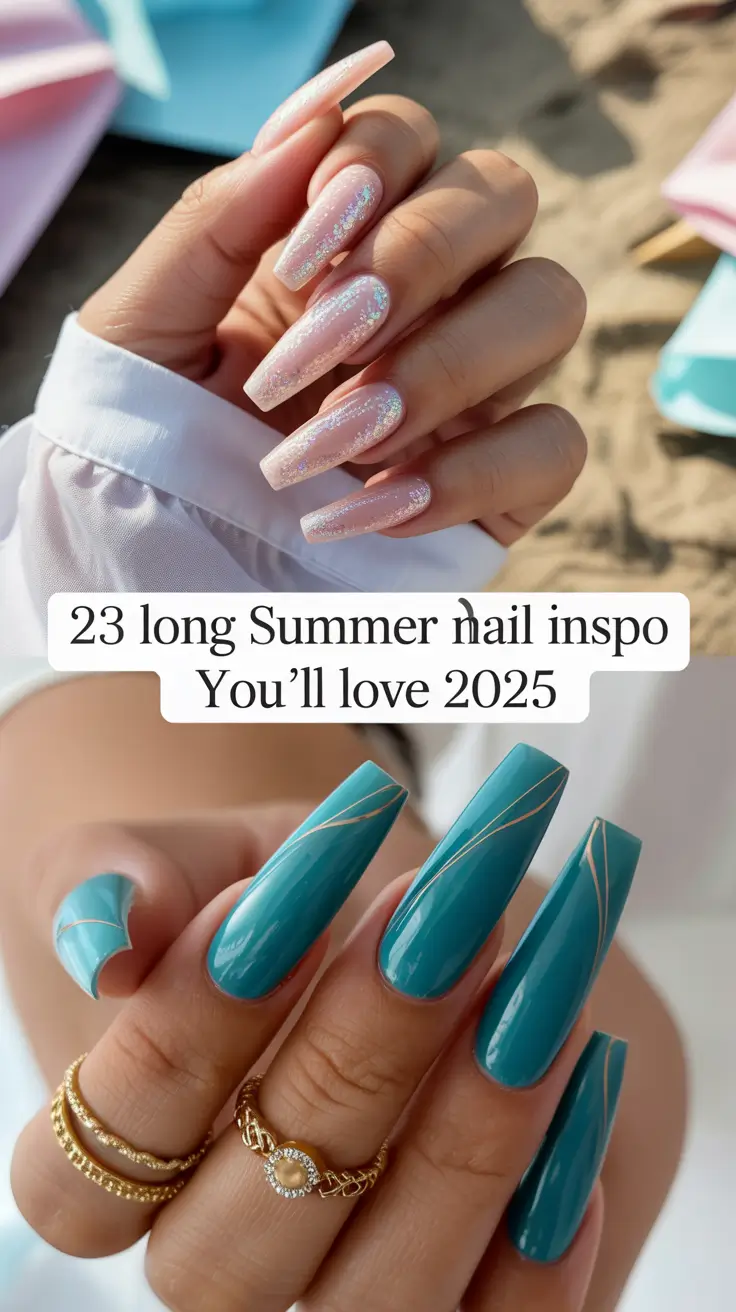 Long Summer Nail Inspo You’ll Love 2025: Bright Sets, Cute Designs & Timeless Tips