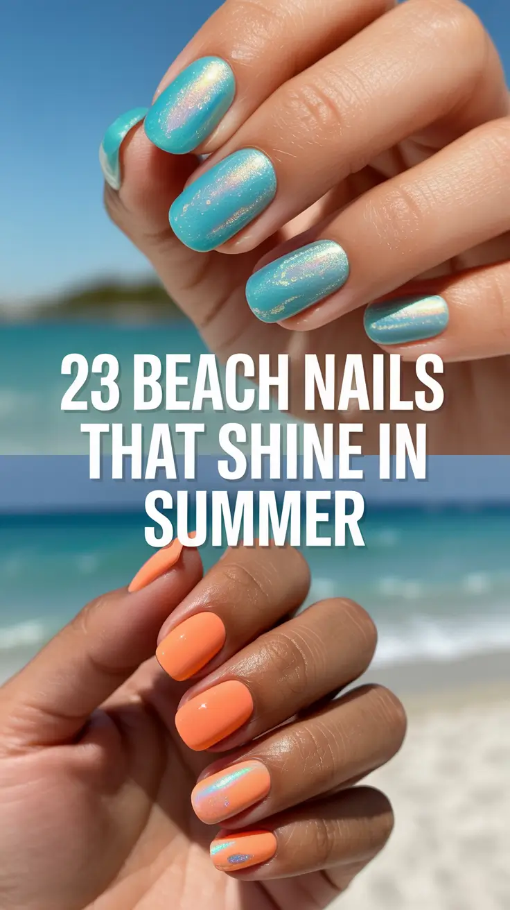 Beach Nails That Shine in Summer 2025: 23 Irresistible Short & Square Styles to Try