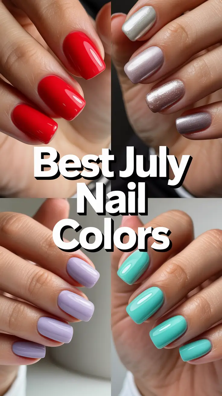Best July Nail Colors for 2025: Bold Polish Ideas for the Fourth and Beyond