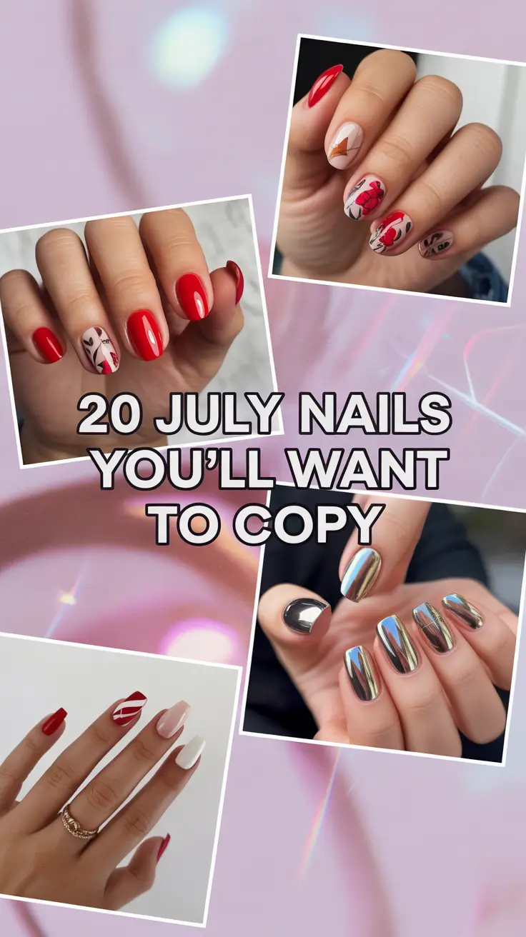 July 2025 Nails You’ll Want to Copy: Trendy Designs for the 4th of July and Beyond