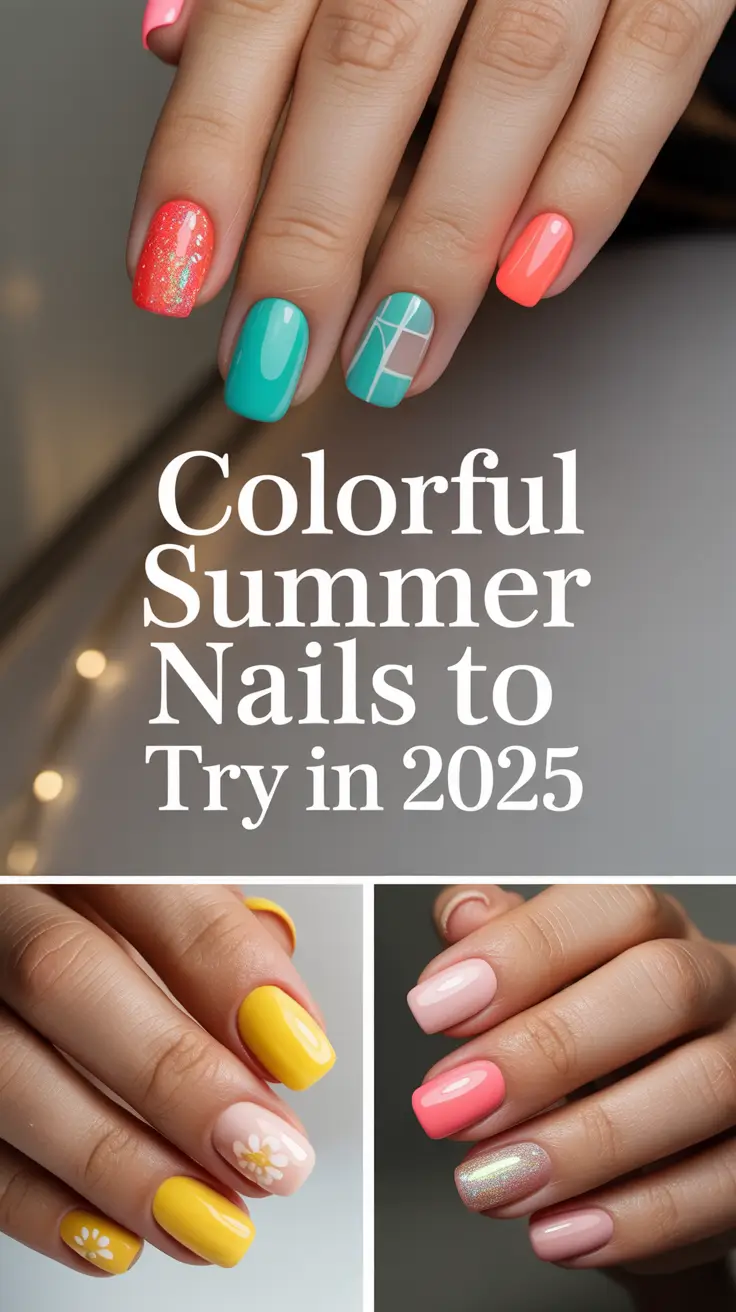 Colorful Summer Nails to Try in 2025: Bright and Fun Ideas for Every Style