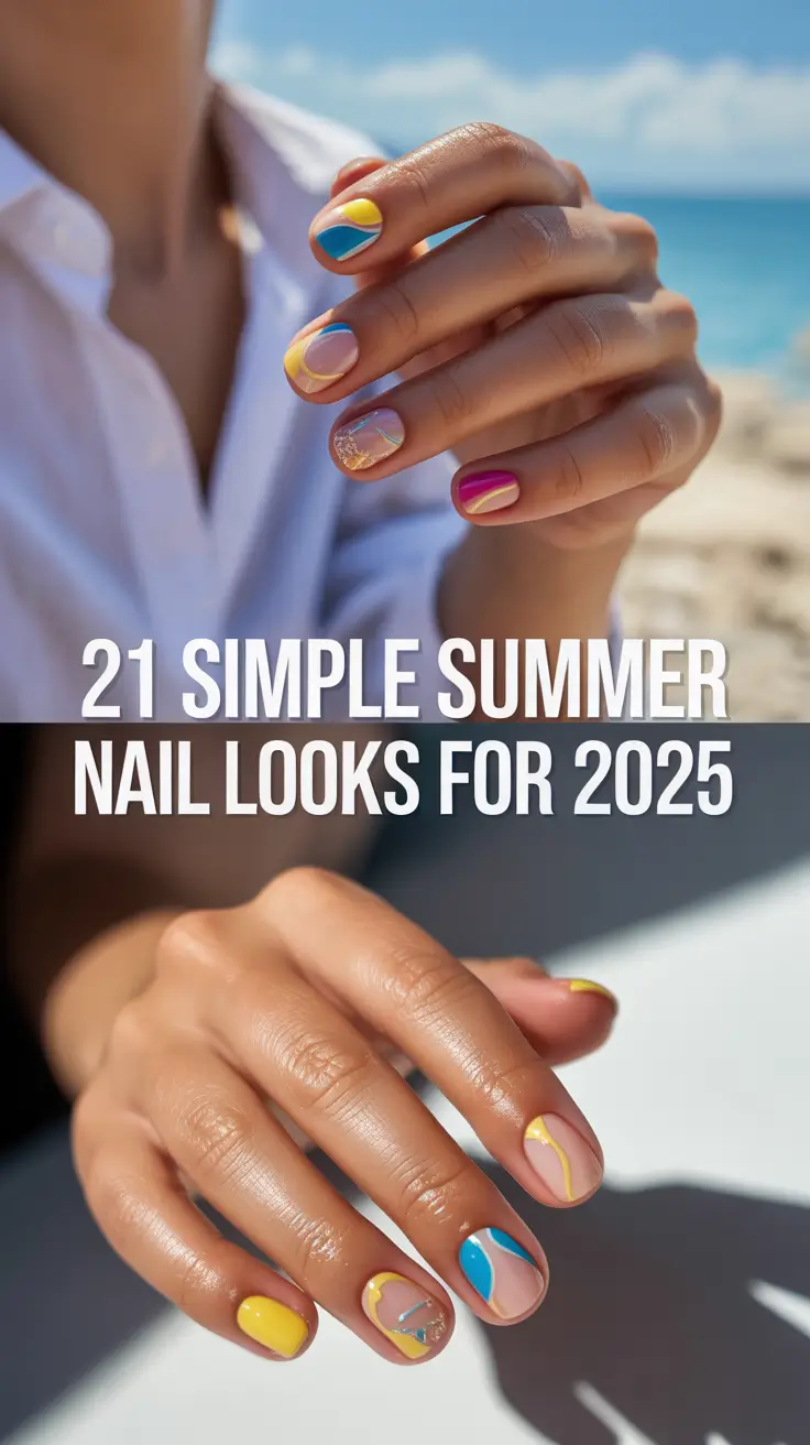 Simple Summer Nail Looks for 2025 That Are Fun, Bright, and Easy to Try