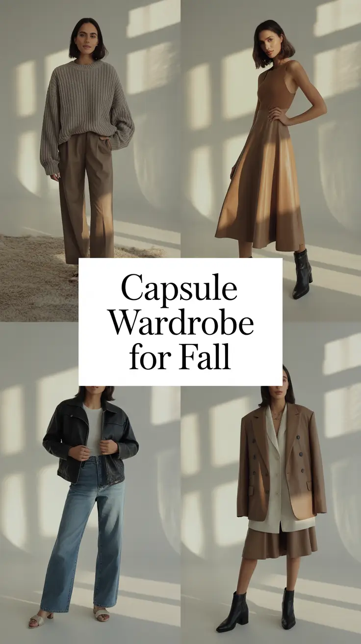 Capsule Wardrobe for Fall 2025: 20 Stylish Outfits to Inspire a Soft Autumn Reset