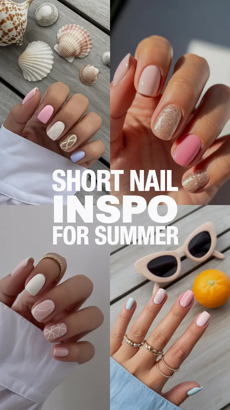 Short Nail Inspo for Summer 2025: Easy, Fun & Y2K-Ready Looks You’ll Love