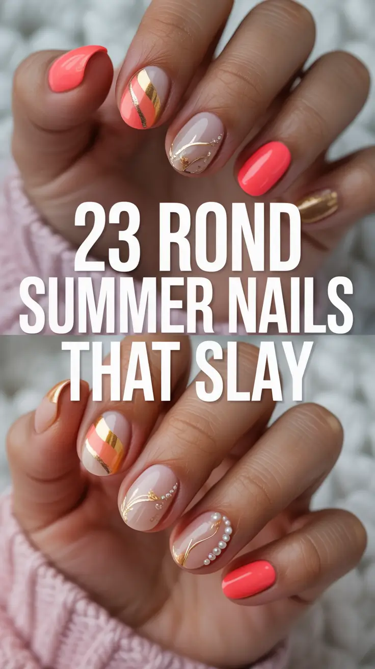 Round Summer Nails That Slay in 2025: Cute & Colorful Designs to Try Now
