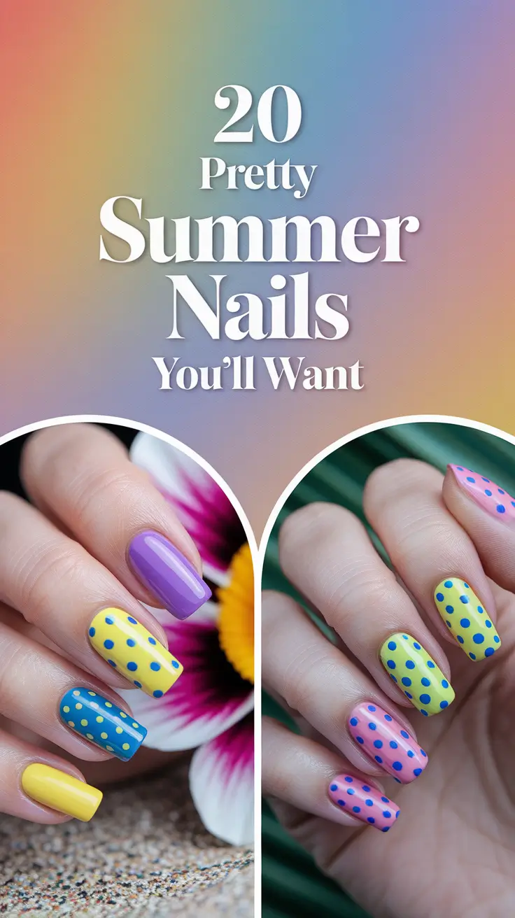 Pretty Summer Nails You’ll Want in 2025: Fresh Designs for Almond and Square Styles