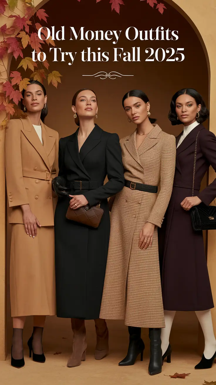 Old Money Outfits to Try This Fall 2025: Classy Looks with Timeless Appeal