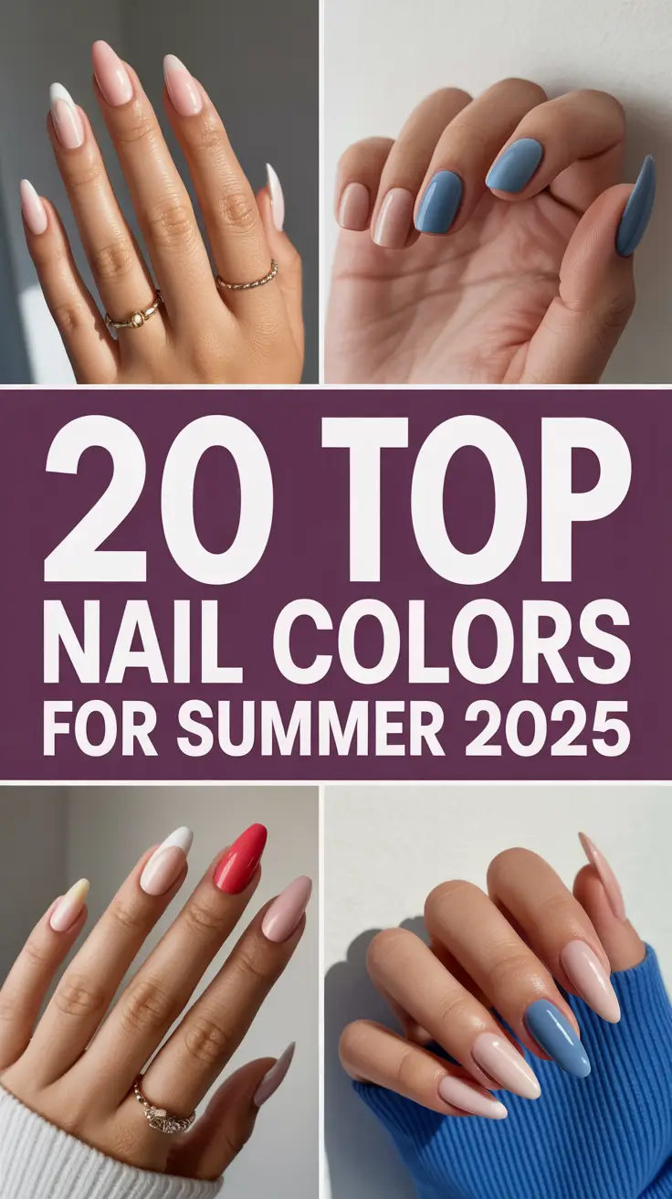 Top Nail Colors for Summer 2025: From Babyboom to Bold Pops of Color