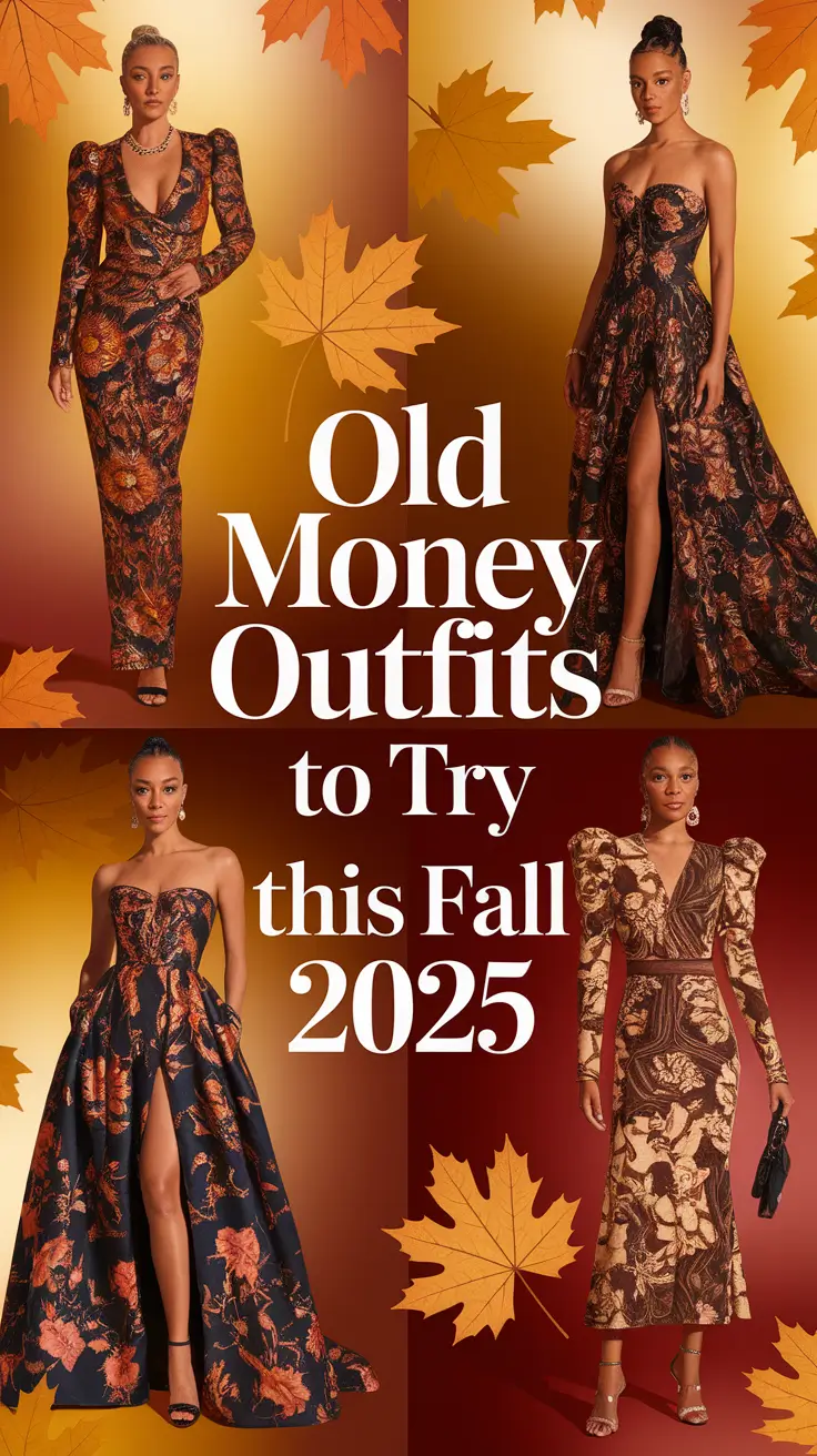 Old Money Outfits to Try This Fall 2025: Classy Looks with Timeless Appeal