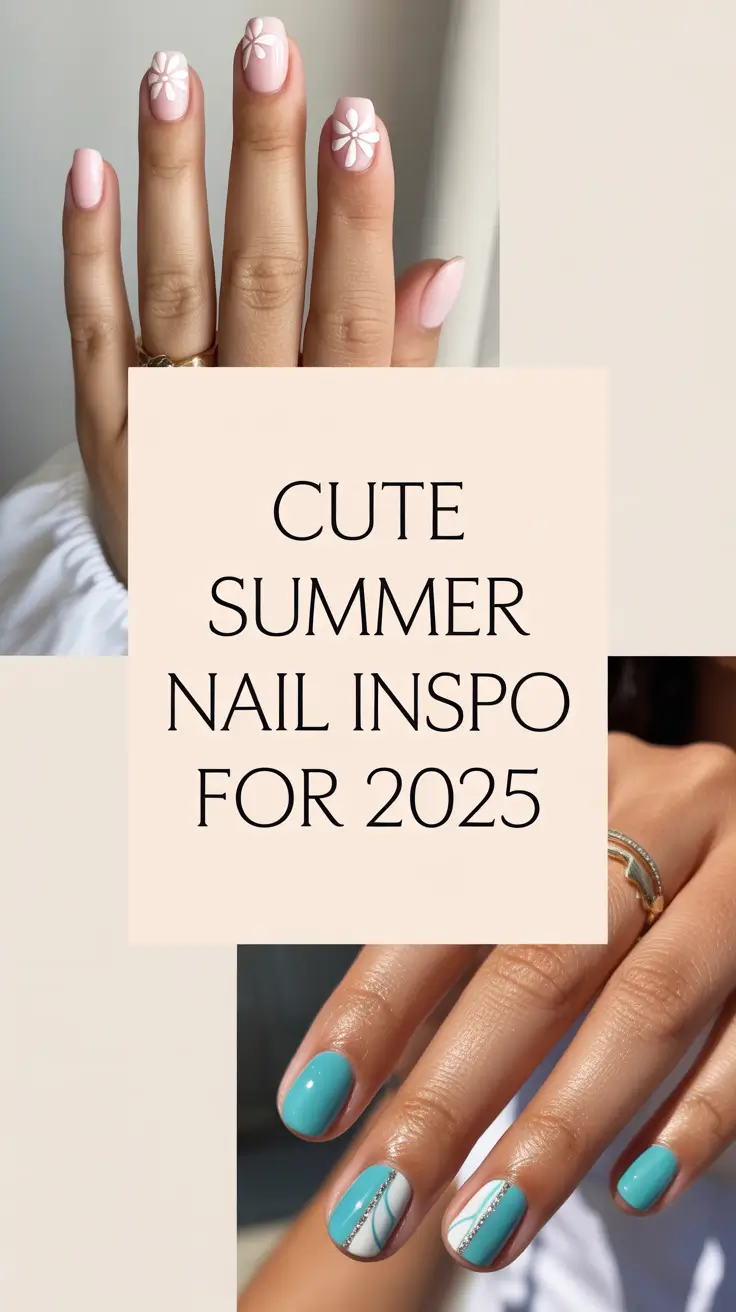 Cute Summer Nail Inspo for 2025: Fresh French Tips, Bright Colors & Simple Art