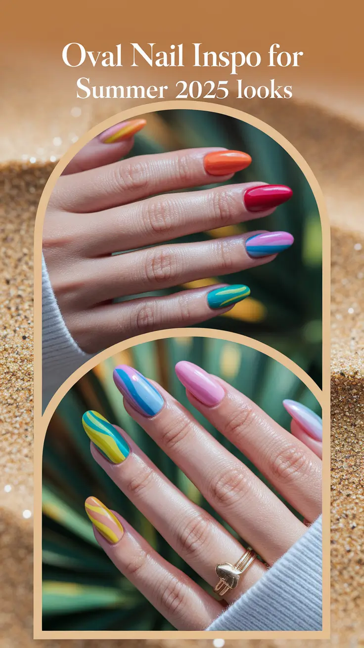 Fresh Oval Nail Inspo for Summer 2025 Looks That Will Make You Crave Color