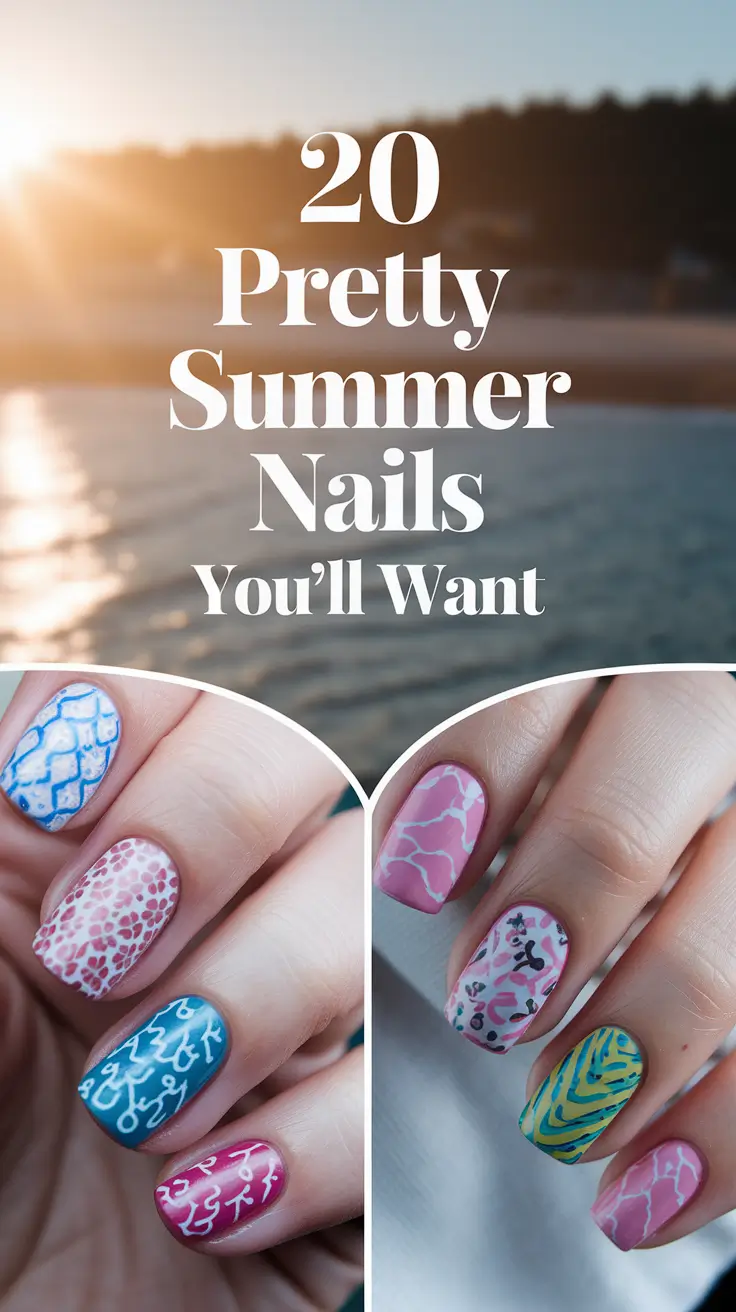 Pretty Summer Nails You’ll Want in 2025: Fresh Designs for Almond and Square Styles