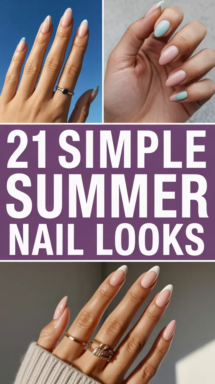 Simple Summer Nail Looks for 2025 That Are Fun, Bright, and Easy to Try