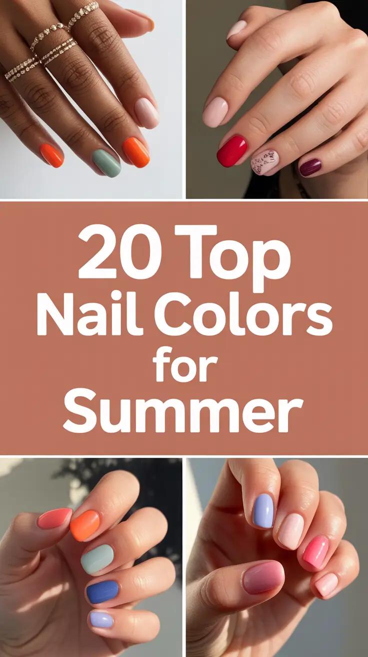 Top Nail Colors for Summer 2025: From Babyboom to Bold Pops of Color