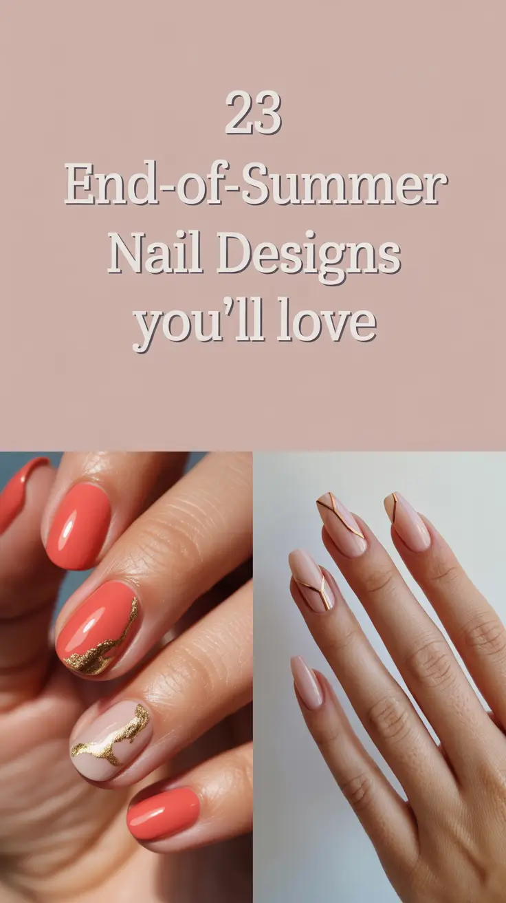 End-of-Summer 2025 Nail Designs You’ll Love: From Almond Art to Square Color Dip