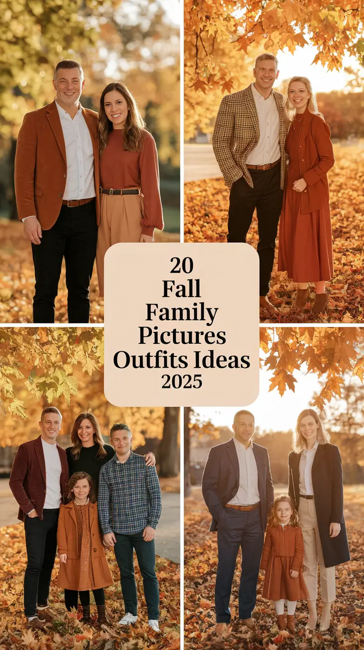 Fall Family Pictures Outfits Ideas 2025: Cozy, Stylish, and Timeless Looks for Every Family