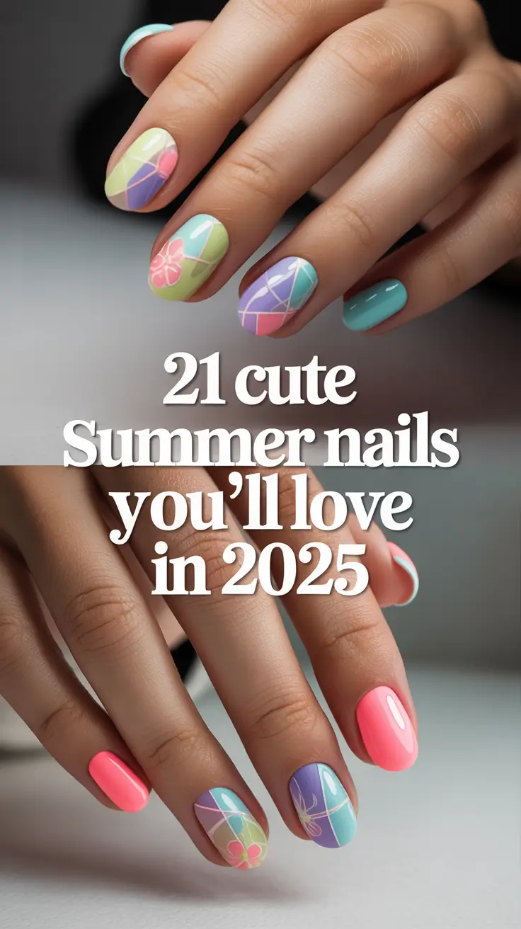 Cute Summer Nails You’ll Love in 2025: Inspo, Bright Colors, and Designs Pretty Art Ideas Simple