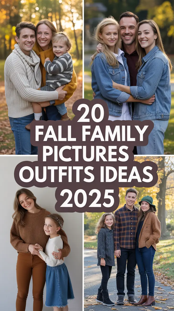 Fall Family Pictures Outfits Ideas 2025: Cozy, Stylish, and Timeless Looks for Every Family