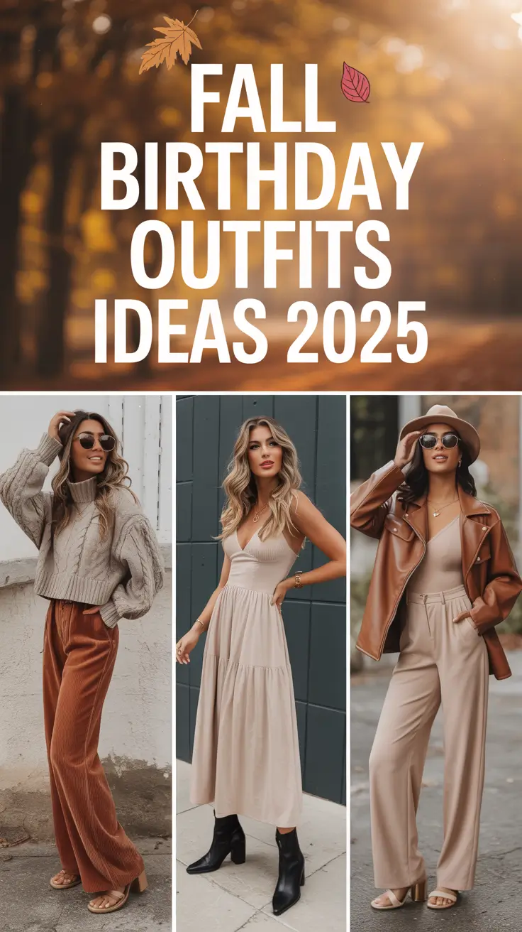 Fall Birthday Outfits Ideas 2025 That Will Make You Shine This Season