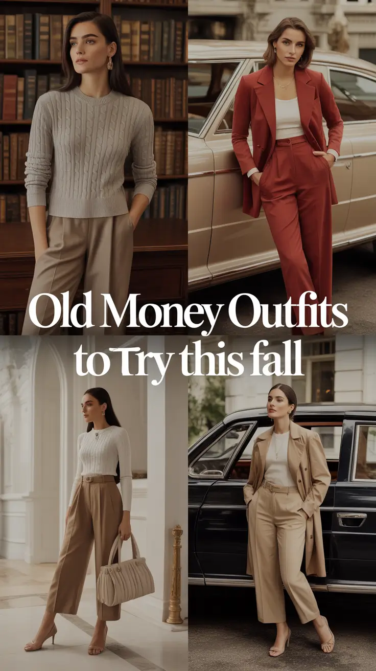 Old Money Outfits to Try This Fall 2025: Classy Looks with Timeless Appeal