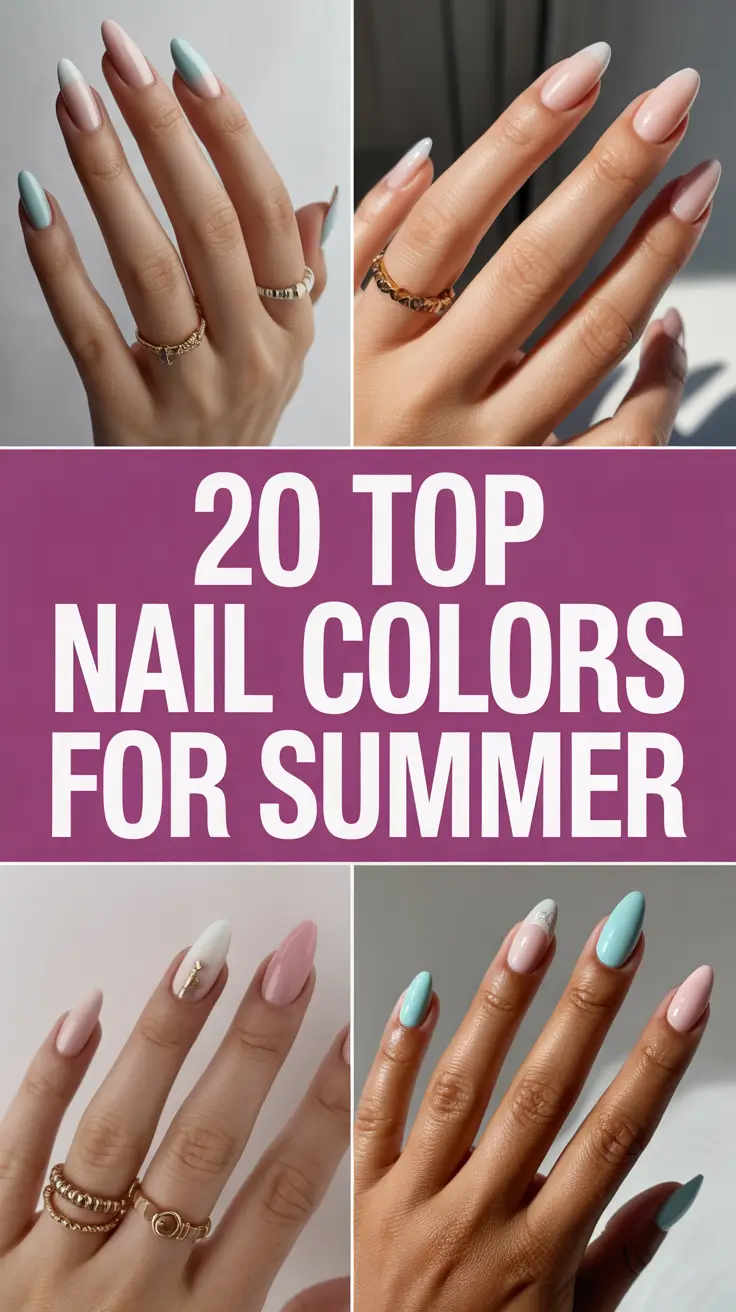 Top Nail Colors for Summer 2025: From Babyboom to Bold Pops of Color