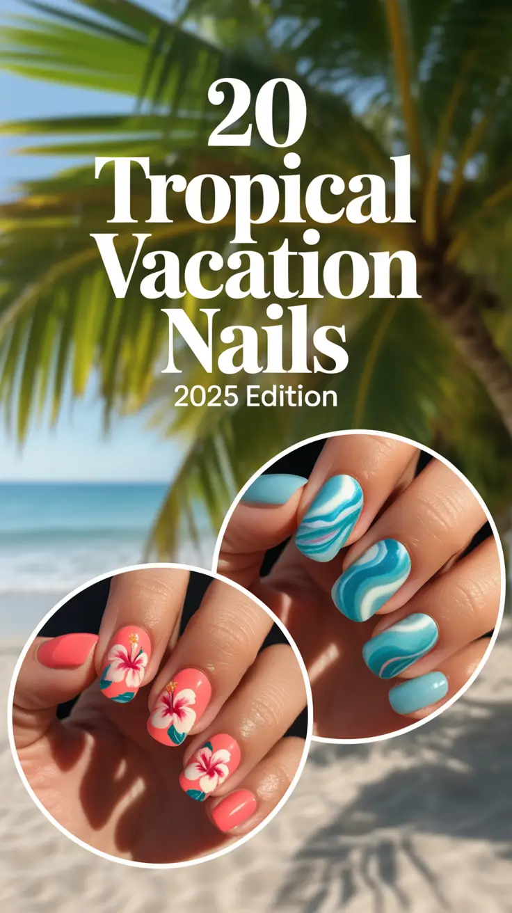 Tropical Vacation Nails 2025 Edition: Beach-Inspired Designs for a Bold Summer Look