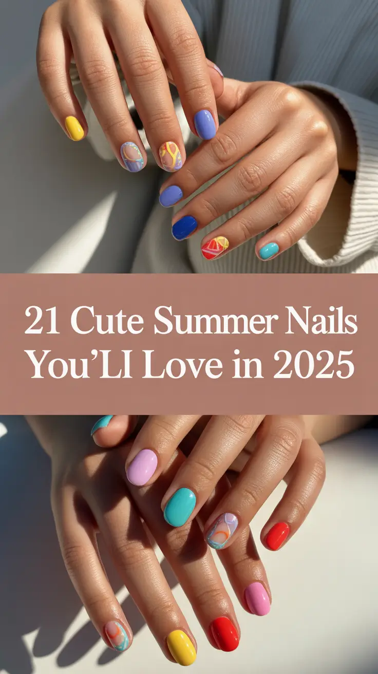 Cute Summer Nails You’ll Love in 2025: Inspo, Bright Colors, and Designs Pretty Art Ideas Simple