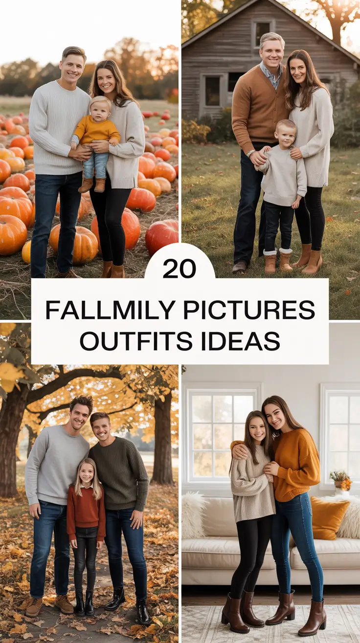 Fall Family Pictures Outfits Ideas 2025: Cozy, Stylish, and Timeless Looks for Every Family