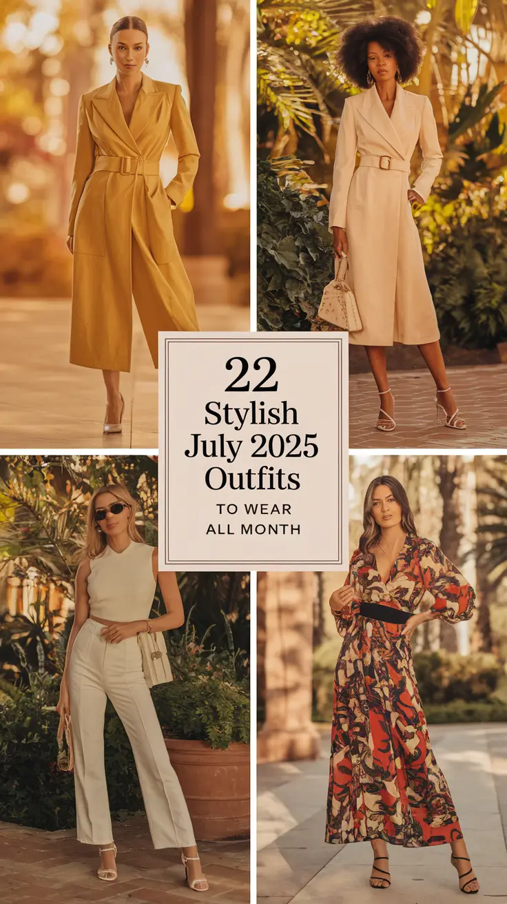 Stylish July 2025 Outfits to Wear All Month: What to Wear from the 4th of July to Every Summer Day