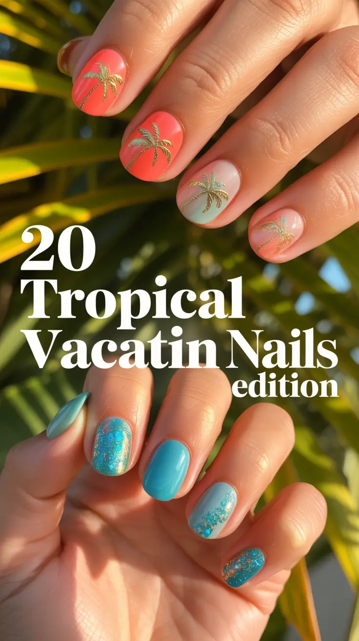 Tropical Vacation Nails 2025 Edition: Beach-Inspired Designs for a Bold Summer Look