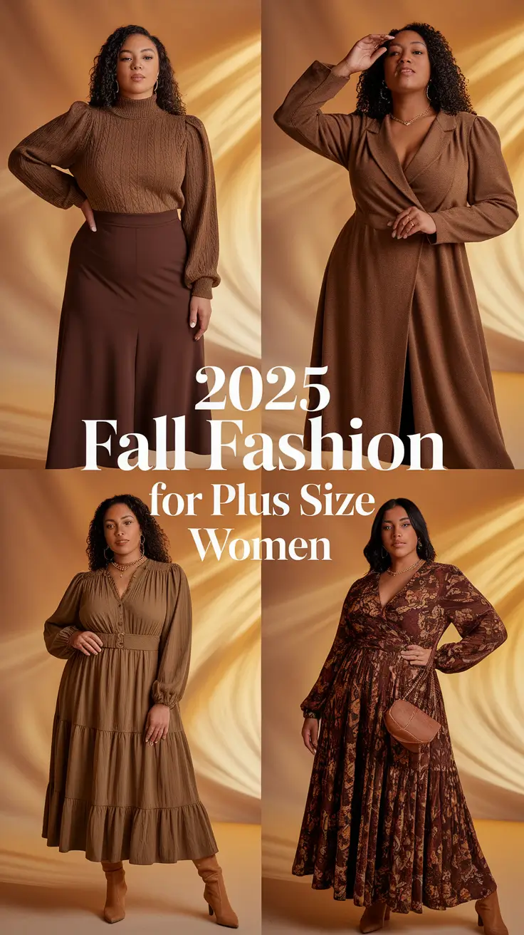 2025 Fall Fashion for Plus Size Women: Cozy, Stylish & Effortlessly Chic Looks