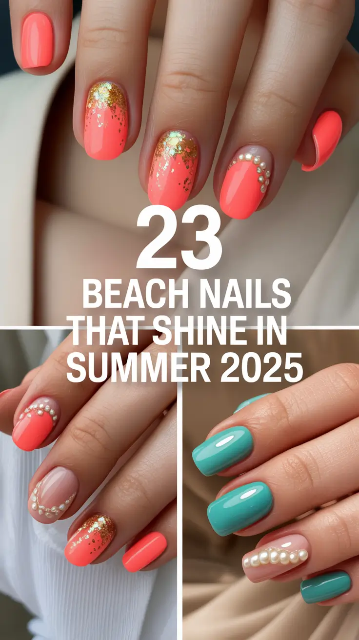 Beach Nails That Shine in Summer 2025: 23 Irresistible Short & Square Styles to Try