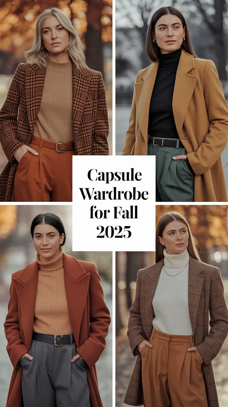 Capsule Wardrobe for Fall 2025: 20 Stylish Outfits to Inspire a Soft Autumn Reset