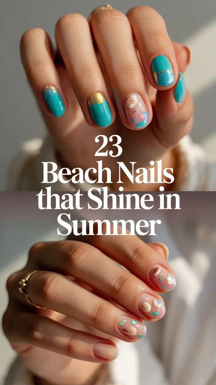 Beach Nails That Shine in Summer 2025: 23 Irresistible Short & Square Styles to Try