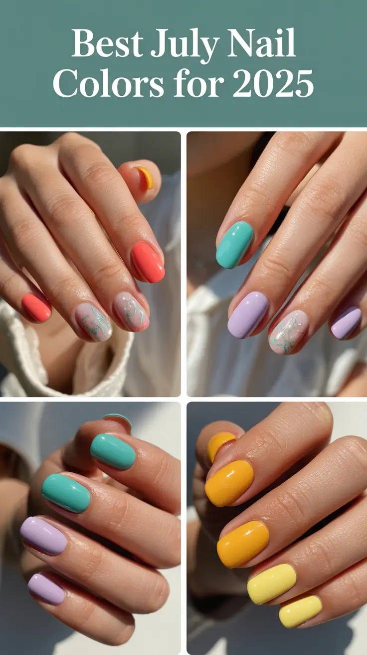 Best July Nail Colors for 2025: Bold Polish Ideas for the Fourth and Beyond