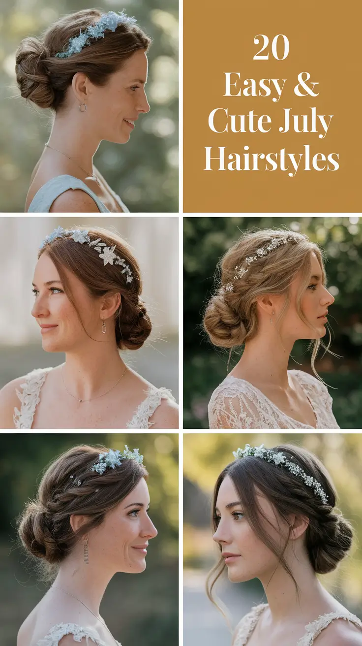 Easy & Cute July Hairstyles for 2025: Quick Looks for Women & Kids This Fourth