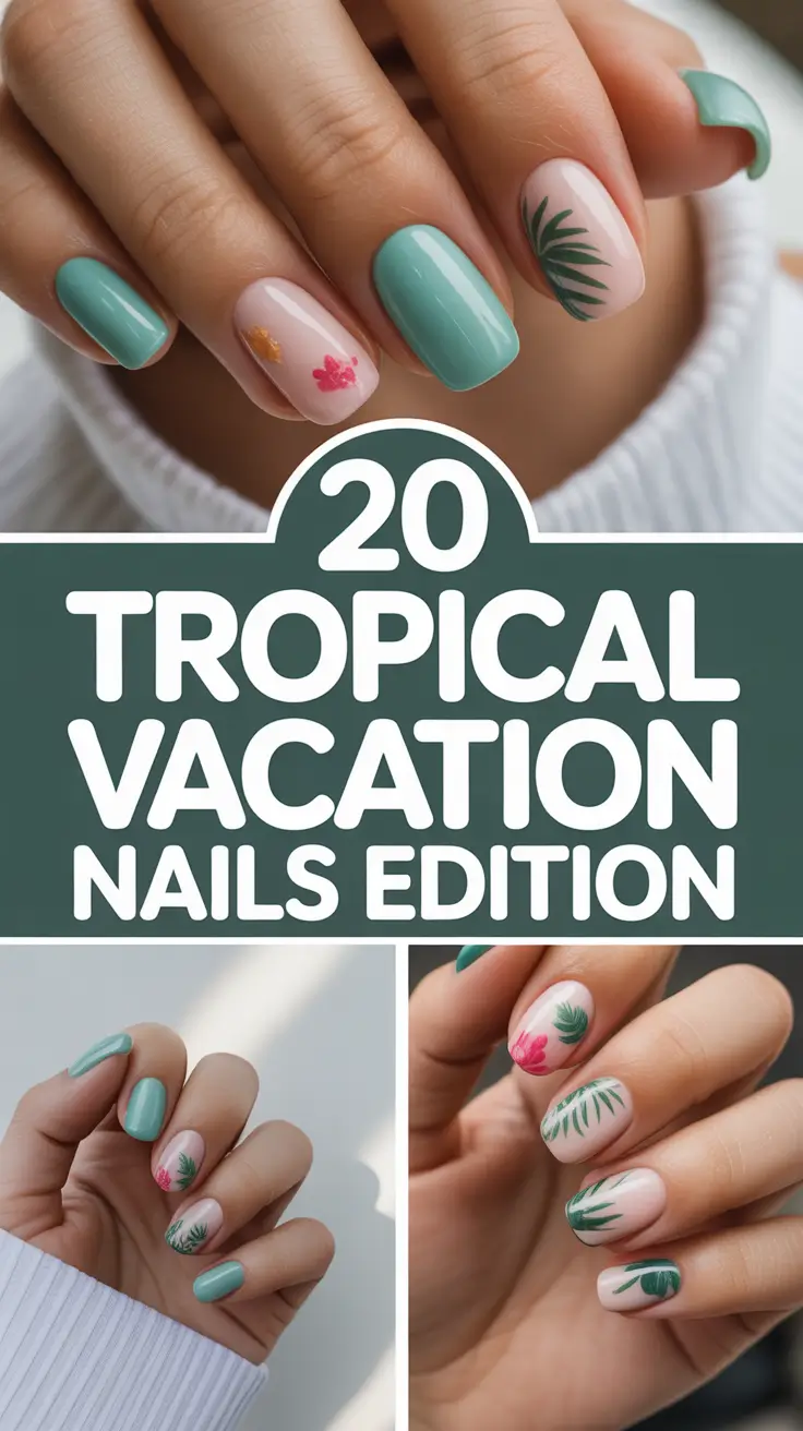 Tropical Vacation Nails 2025 Edition: Beach-Inspired Designs for a Bold Summer Look