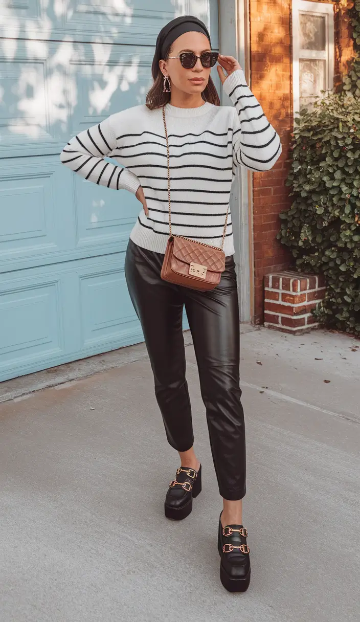 summer to fall transition outfits Parisian Chic with a Streetwear Twist