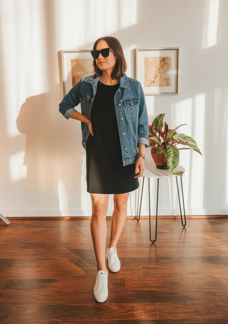 summer to fall transition outfits The Classic Black Dress, Reimagined