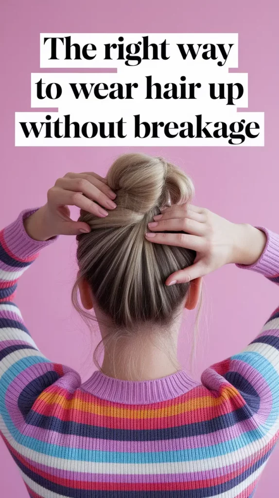 How to Wear Hair Up Without Breakage in 2025