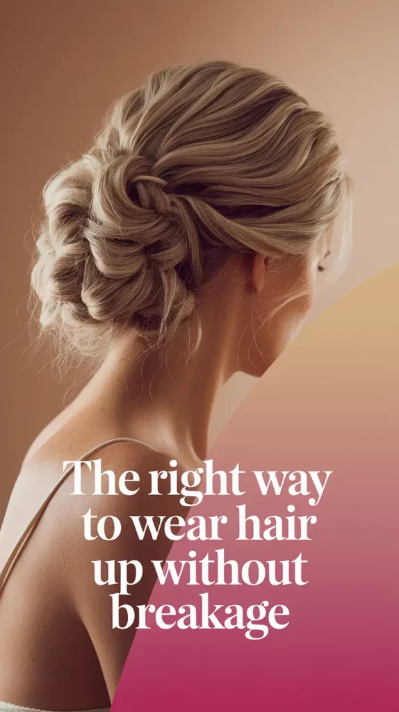 How to Wear Hair Up Without Breakage in 2025