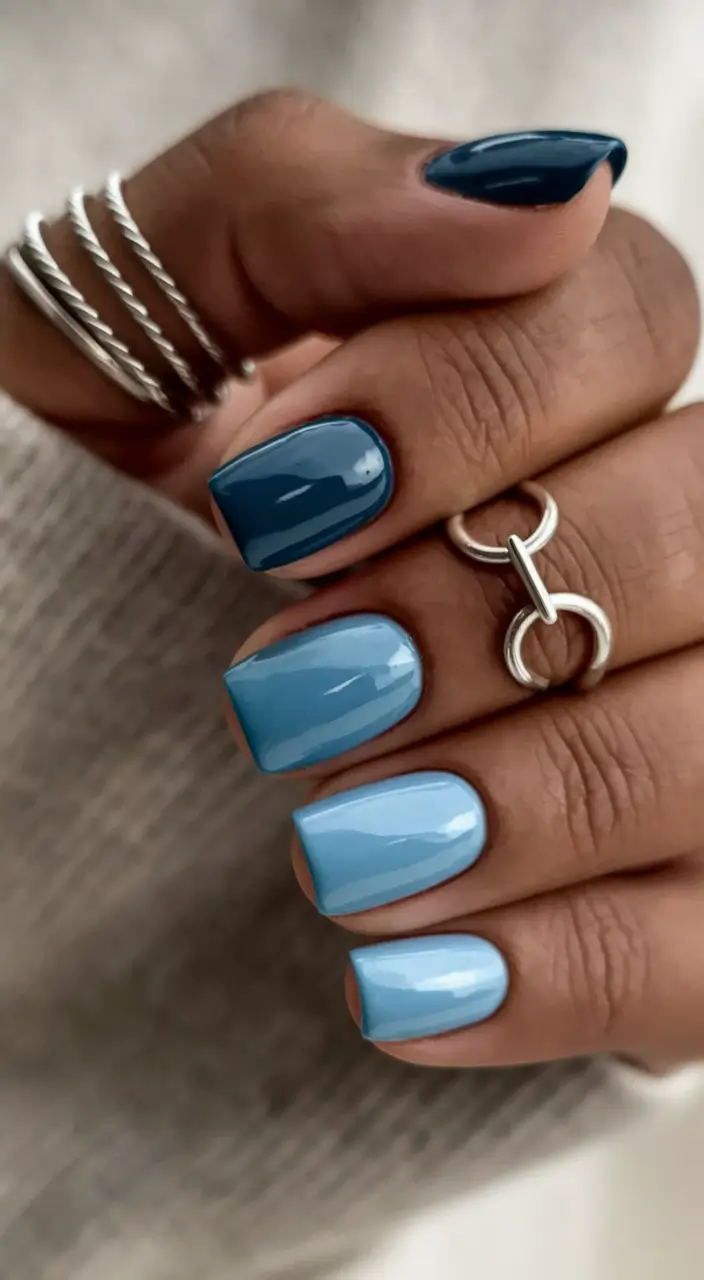 Top Nail Colors for Summer 2025 Ocean Blues for Bold Summer Moods