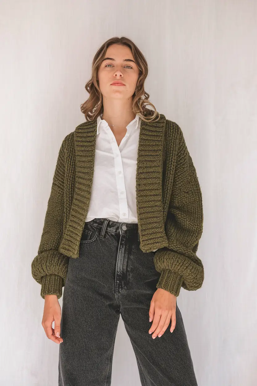 cozy fall outfits Minimal Cool with Chunky Texture