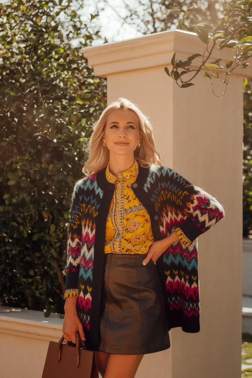 cozy fall outfits aesthetic Eclectic Charm in Mini Length
