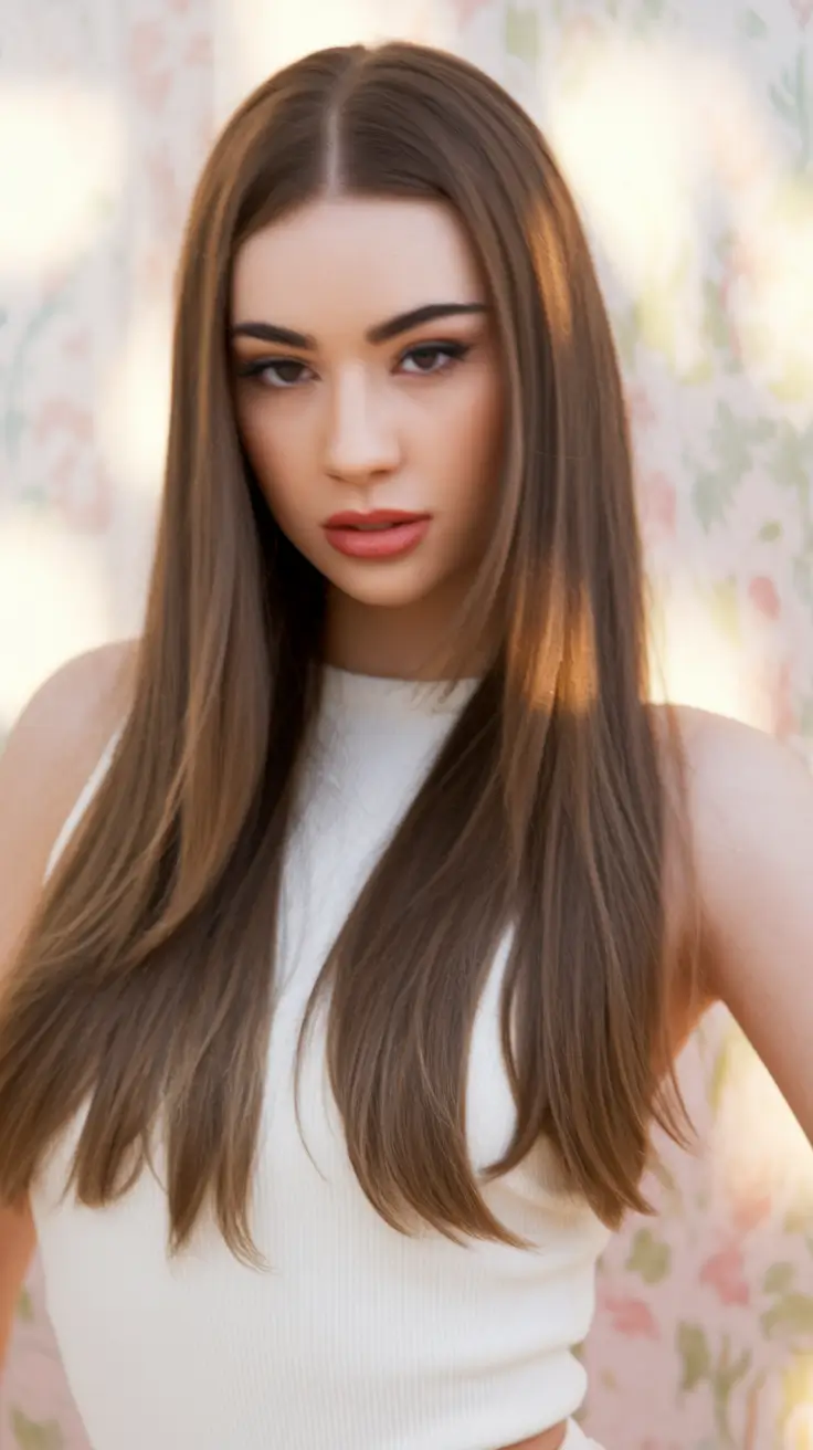 2025 Fall Hair Colors That Flatter Brown Skin+Natural Mid-Brown for a Low-Key Refresh