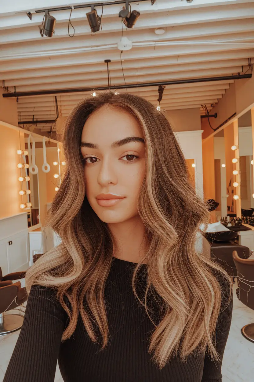 2025 Fall Hair Colors That Flatter Brown Skin+Rooted Honey Blend for Effortless Chic