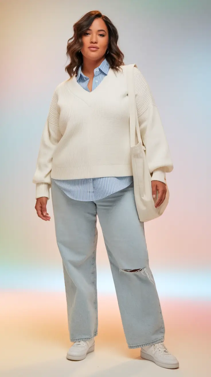 plus size fall fashion Smart Layers for Everyday Hustle
